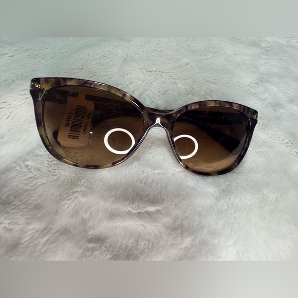 NWT Coach Brown Tortoise Sunglasses retail $249 - Picture 4 of 4